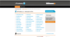 Desktop Screenshot of eprodejny.cz